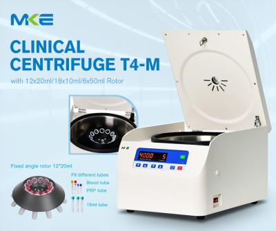 China 12x20ml Benchtop Low Speed Centrifuge with 4000rpm Max Speed and Multiple Rotors zu verkaufen