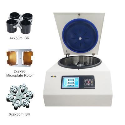 China 52-holes 15 ml / 10 ml buizen laboratoriumcentrifuge voor medisch ziekenhuisgebruik met microplate rotor Te koop