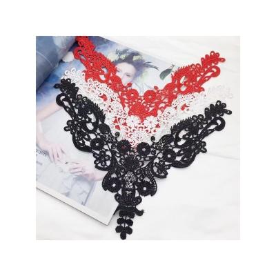 China 2022 viable hot sale lace embroidery lace collar embroidery lace trim for sale