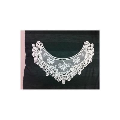 China Cheap Viable Wholesale Custom Made Abaya Lace Collar Colorful Floral Embroidery Lace Fabric for sale