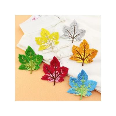 China Sustainable New Design Embroidered Oblique Patch Custom Flower For Apparel Embroidered Patches Custom Embroidery for sale