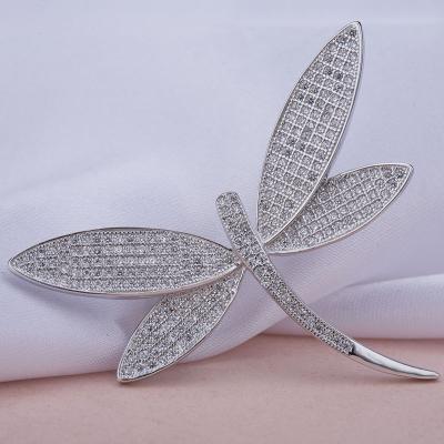 China Luxury High Quality Sterling Silver Brooch Butterfly Brooches For Women for sale