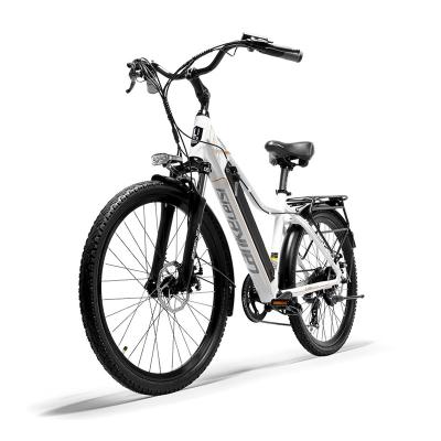 China Powerful Cheap Electric Aluminum Alloy Mountain Bike 36v Lithium Battery Ebike 500w Electric Bicycle for sale