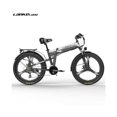 China 6061Aluminum alloy high quality electric bike 26 inch 400w foldable fat tire folding electric bicycle for sale