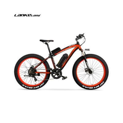 China Aluminum Alloy Factory Outlet 26inch Big Electric Fat Bike Power 48V 1000W Electric Mountain Bike With 48V 15Ah Battery for sale