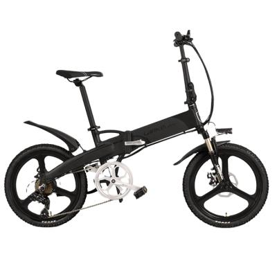 China European popular portable folding electric bicycle aluminum alloy 20inch 400w 12.8ah electric e bike for sale