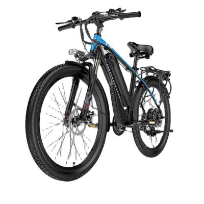 China LANKELEISI T8/2021 city bike alloy fat fire/48v 400w motor/5 NO popular folding/26inch battery aluminum electric LEVEL for sale