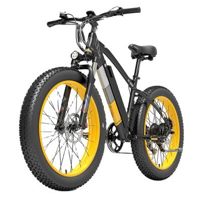 China LANKELEISI XC4000 1000w aluminum alloy electric bicycle fat tire 48v10ah lithium battery, 75KM assist mileage for sale