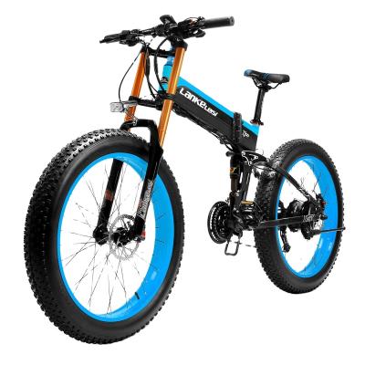 China Hot 2021 LANKELEISI XT750PLUS aluminum alloy bike /electric cycle motor fat bike for adult for sale