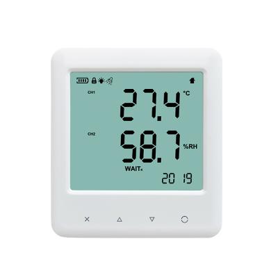 China YEM-20L Digital LCD Display Wall Hygrometer Easy Thermometer with Humidity Temperature Data Logger for sale