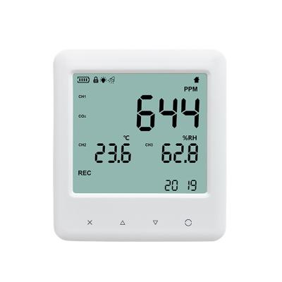 China Easy YEM-40L Air Quality CO2 Data Logger Carbon Dioxide Temperature Humidity Monitor for sale