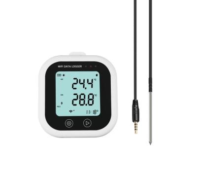 China WIFI-100E Internal External Sensor Measuring Wifi Temperature Data Logger 25920 Readings for sale