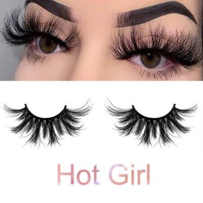 China Ninglash Girl Thick Hot Sale Wholesaler Best Lashes3D Hot False Fluffy Eyelashes for sale