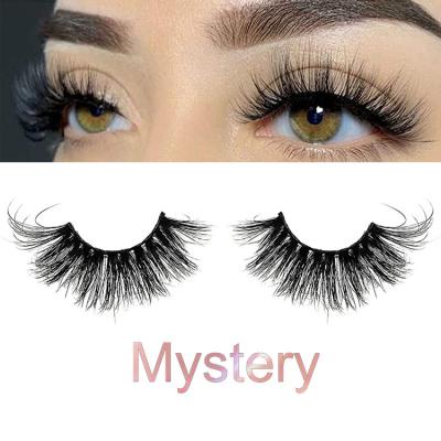 China Hot Selling Different Size Thick Mink Lashes Mixed Water Activated 6D 20 Mm Length Mink Lashes for sale