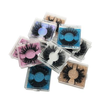 China Deep Most Popular Ninglash 10 Pairs False Eyelashes Real Mink Fur Lashes Fluffy 3D Mink Lashes from Mink Lashes Set Handmade Soft for sale