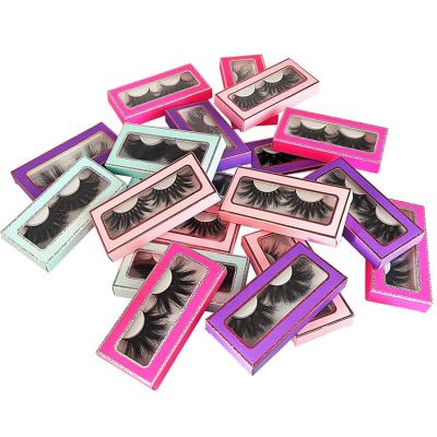 China Top Selling 100% Handmade Thick Mink Eyelashes Dramatic 25mm Lashes Design Logo Private Label Lashes Vendor for sale