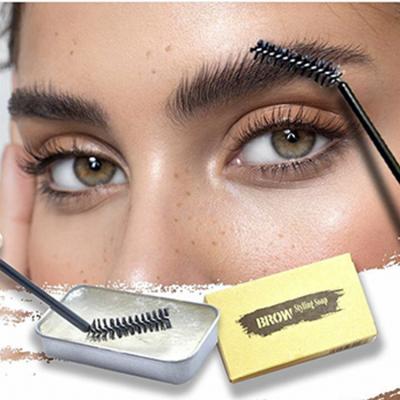 China 2021 Waterproof Hot Seller 3D Eyebrow Styling Gel Custom Vegan Eyebrow Soap Brow Gel for sale