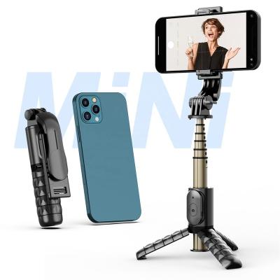 China Mini Portable Flexible Aluminum Tube Selfie Stick Q10 Tripod With Smart Phone Three In One Selfie Wireless Remote Control For 360 Degree Rotation for sale