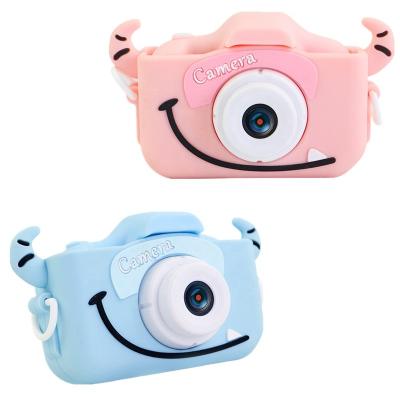 China 1080p Hd Digital Cam Pupil Gift 2.0 HD IPS Screen Cartoon Cover Device x5s Kids Toy Camera MP3 Recording Animal Puzzle Game for sale