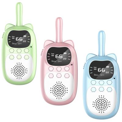 China Selective Calls DJ200 Cartoon cute children's walkie talkie 3km long-distance communication outdoor handheld two-way radio walkie talkie for sale