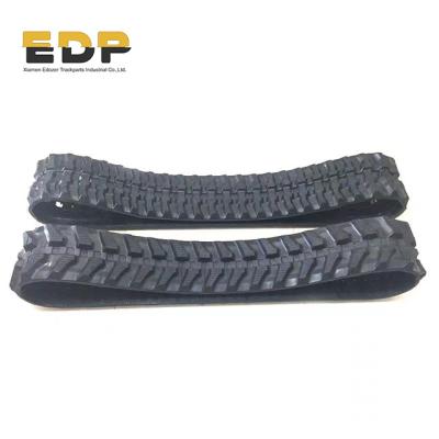 China Construction Material Stores Excavator Rubber Shoe Mini Rubber Track With Nature Rubber for sale