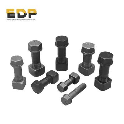 China Machinery Repair Shops Excavator Bulldozer Segment Plow Track Roller Track Shoe Bolt And Nut for sale