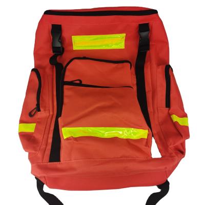 China Emergency Nylon Large Capacity Large Backpack Medical Backpack Fire Fighting Empty Bag for sale