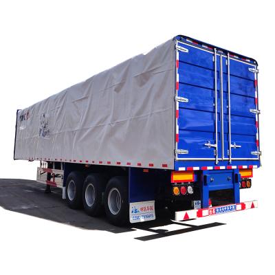 China CIMC HUAJUN steel 13750*2500 side curtain NC semi trailer truck trailer; This HEN 50ton for sale