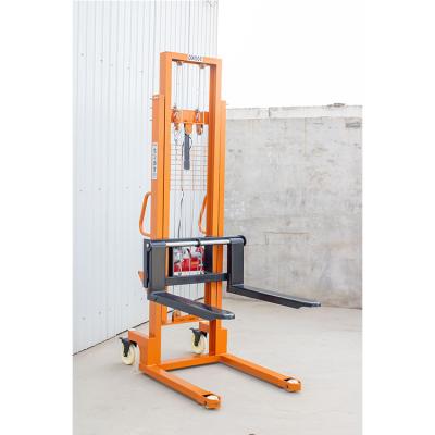 China High Quality Hotels 1T*2.5M Plug-in Motor Forklift Stacker Plug-in With Semi-Electric Motor Stacker for sale