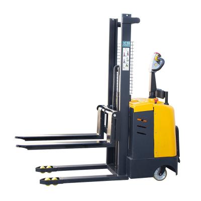 China All-electric Stacker Hotels Battery Operated Pallet Lift All-electric Forklift Stacker 2T*3M for sale