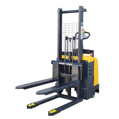 China Good Stacker Hotels All-electric Battery Operated Pallet Lift All-electric Forklift Stacker 2T*1.6M for sale