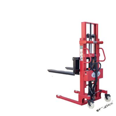 China Hotels Hydraulic Hand And Electric Forklift Manual Hand Stacker 2T*3M for sale