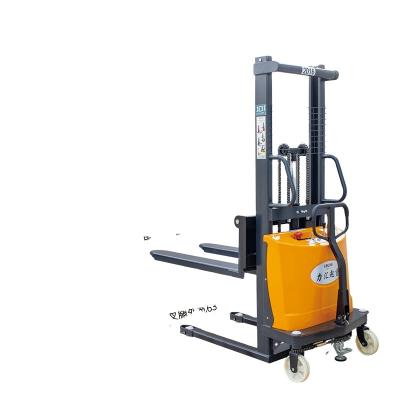 China Hotels Semi Electric Pallet Walking Stacker Semi Electric 45 Ton Reach Stacker For Containers 2T*1.6M for sale