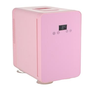 China New 10L Beauty Skin Care Cost Cooler THERMOELECTRIC Cosmetic Fridge Display Mini Fridge With Glass For Make Up for sale