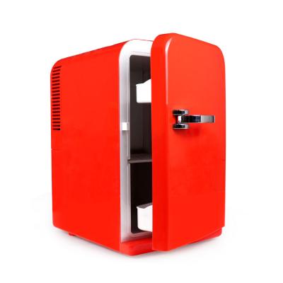 China EVERCOOL 12v Single Door Thermoelectric Car Fridge Mini Fridge 15 Liter For Cosmetics for sale