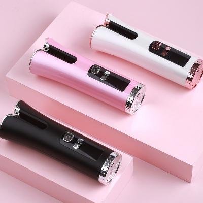 China For Home Use Hot Selling Portable Mini Auto-Rotating Hair Curlers Wireless Charging Smart Curling Iron Hair Styling Tools for sale