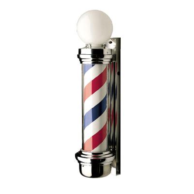 China New modern barber pole for hair salon barber shop light for salon shop goods black and salon red light for sale