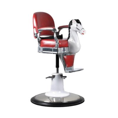 China Modern Adorable Horse Children Kids Salon Barber Chairs Kids Barber Chair for sale