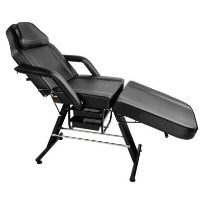 China Modern Black Personal Facial Spa Chair Facial Beauty Salon Chair Classic Massage Chair for sale