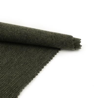 China Anti Pill Competitive Price 2021 New Polyester Knitted Double Side Brush Wool Flannel Fabric for sale