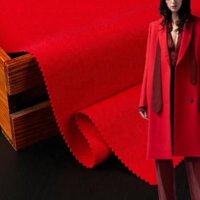 China Hot Selling Anti Pill Stylish 100% Polyester Woven Sherpa Fleece Fabric Stretch For Women Coat for sale