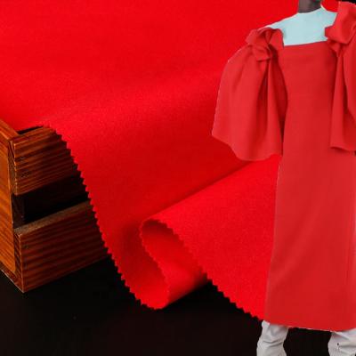 China Polyester 2% viscose 10% blend 88% weight spandex knit stretch warp anti-static soft brush woven velvet fabric for sale