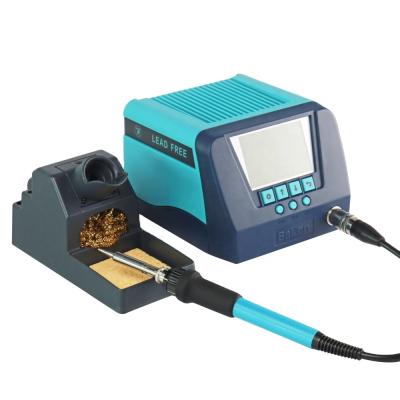 China Bakon China Supplier BK90 Temperature Adjustable Soldering Table Tool PCB Smd Rework Fast Heating Soldering Station 90W for sale