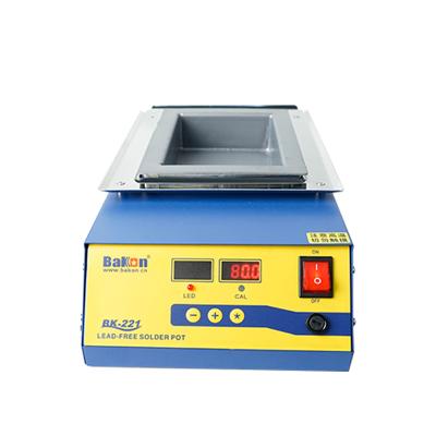 China Immersion Soldering Bakon Square BK220/221/222/223/224/225 Titanium Lead Free 2000W Solder Pot for sale