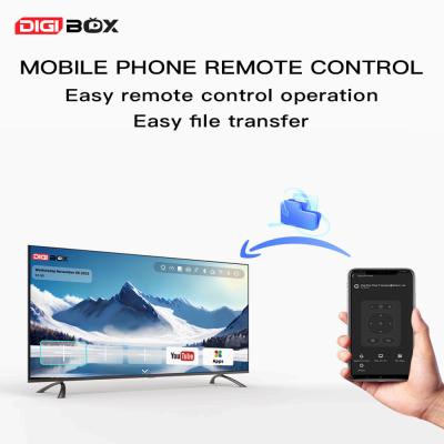 Cina Digibox D3 Plus controllo vocale Digibox Android Smart TV Box 4GB WiFi Bluetooth in vendita