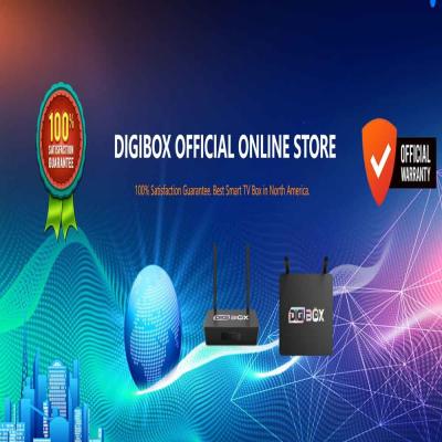 China Stemcontrole Digibox D3 Plus 4K Online TV Streaming Services Te koop