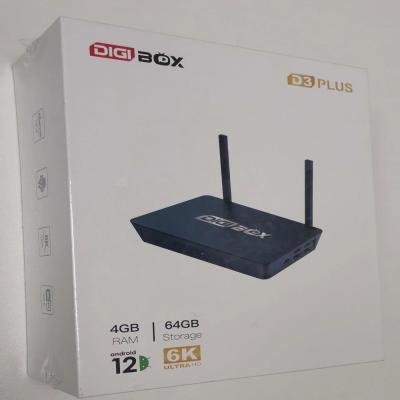 China 4K UHD TV Streaming Service D3 PLUS Android Set Top Box à venda