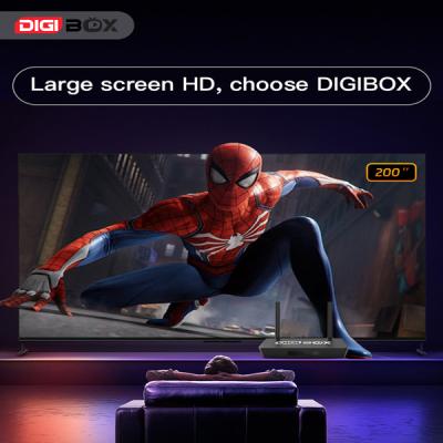 China Digibox Android 12 Smart TV Controle de voz 4 Portos USB Dolby 2.1 Áudio à venda