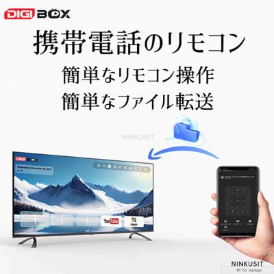 中国 無料設定 64GB TVbox Android 音声制御 ホームページの背景 販売のため