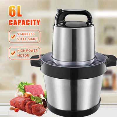 China 6 liters viable 1000 watts electric fruit meat grinder stainless steel fufu vegetable blender machine for home kitchen for sale